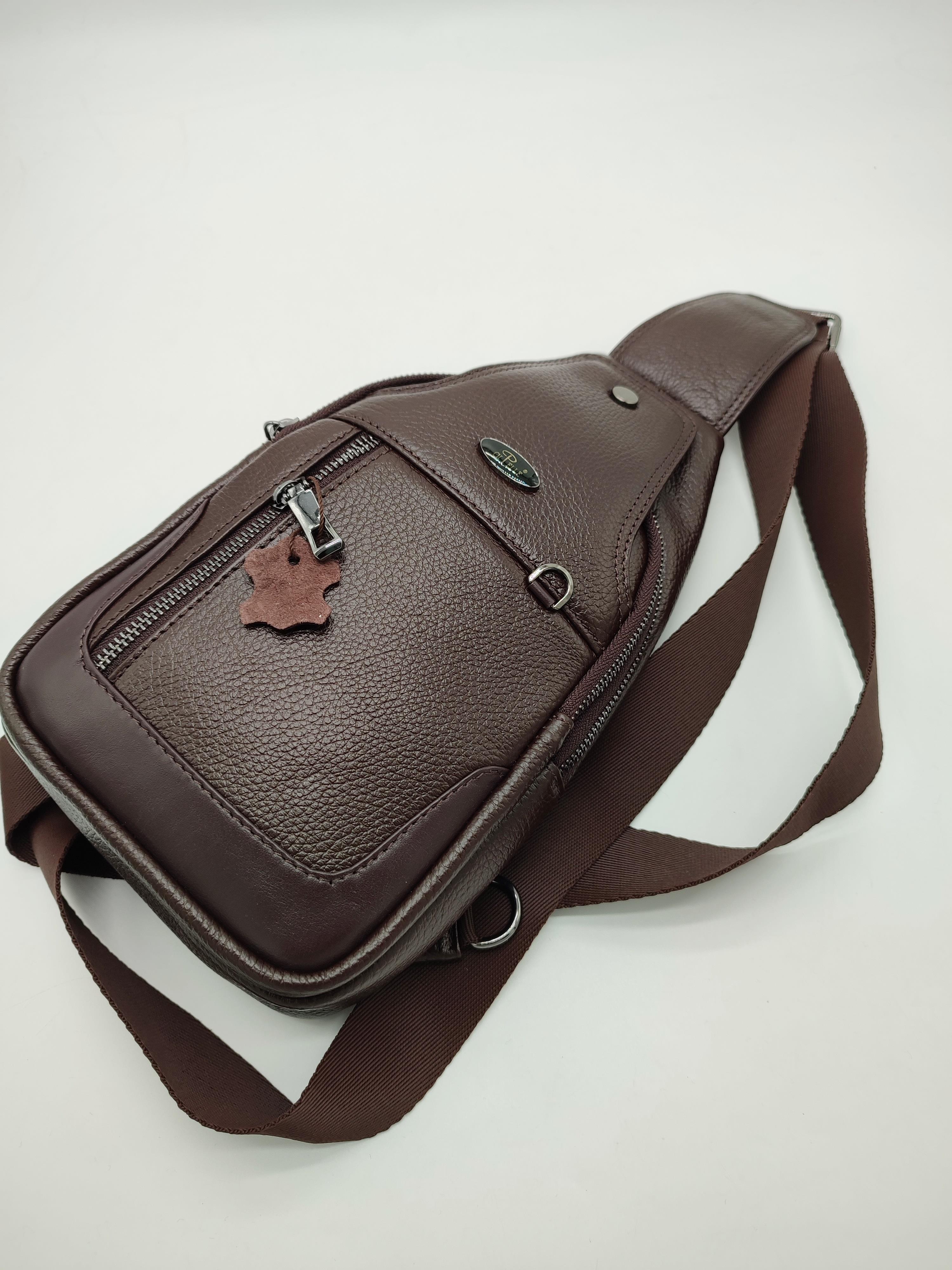 Spor Model Erkek Deri Badi Bag Çanta 