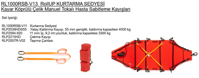 KOHLBRAT & BUNZ (K&B) RL1000 RollUP Konik Kurtarma Sedyesi