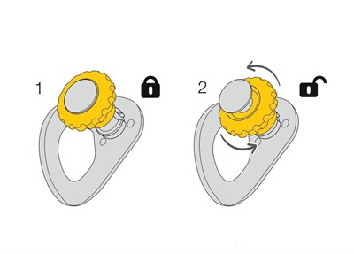 PETZL COEUR PULSE 12 mm Çıkartılabilir Bolt
