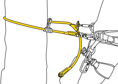 PETZL MICROFLIP Konumlandırma Lanyardı