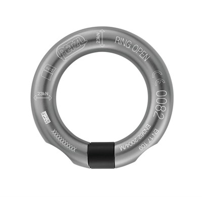 PETZL RING OPEN Bağlantı Halkası (Gri)