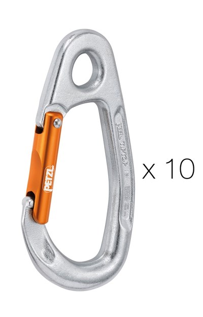 PETZL TIPTOP Çelik Karabina (10lu paket)