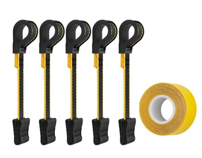 PETZL TOOLINK S Malzeme Askısı ve TOOLTAPE Yapıştırıcı (5li paket)
