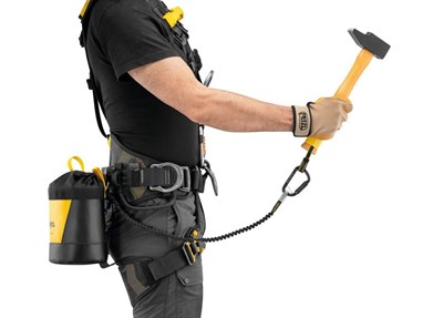 PETZL TOOLINK S Malzeme Askısı ve TOOLTAPE Yapıştırıcı (5li paket)
