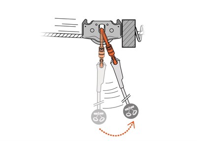 PETZL TRAC GUIDE LT Makara
