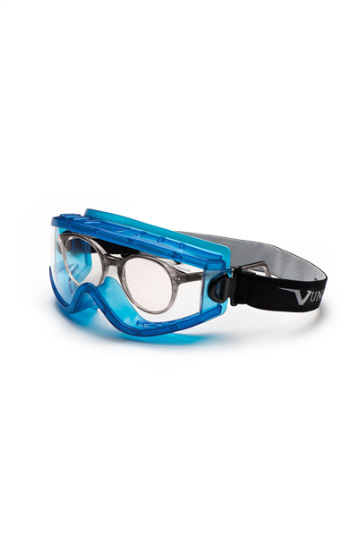Univet 619 Clear 1 Indirect Gözlük Üstü Goggle İş Gözlüğü