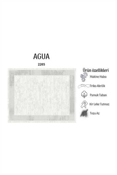 AGUA YUMUŞAK YÜZEY ÖZEL AKRİLİK HALI AGU 2205