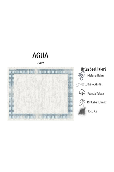 AGUA YUMUŞAK YÜZEY ÖZEL AKRİLİK HALI AGU 2207
