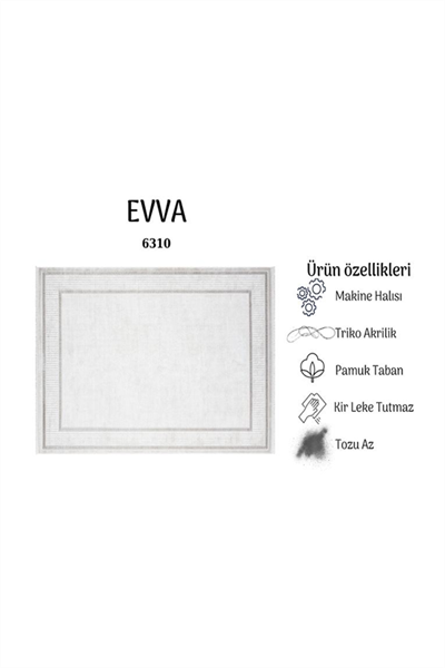 EVVA YUMUŞAK YÜZEY ÖZEL AKRİLİK HALI EVV 6310