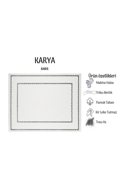 KARYA YUMUŞAK YÜZEY ÖZEL AKRİLİK HALI KAR 6401