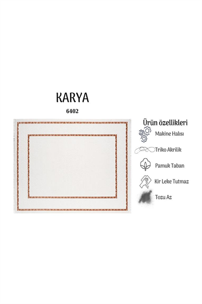 KARYA YUMUŞAK YÜZEY ÖZEL AKRİLİK HALI KAR 6402