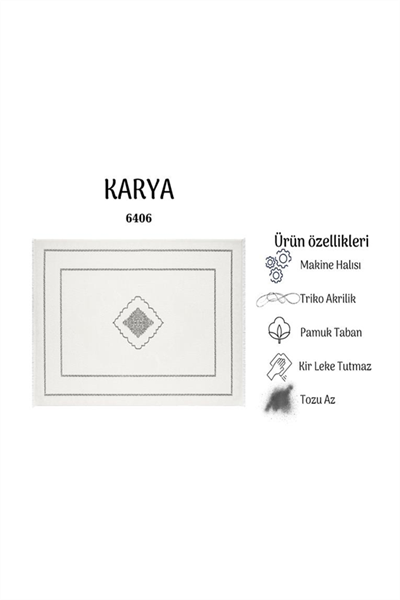 KARYA YUMUŞAK YÜZEY ÖZEL AKRİLİK HALI KAR 6406