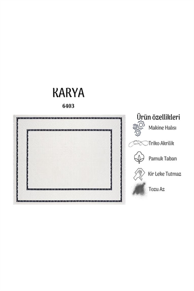 KARYA YUMUŞAK YÜZEY ÖZEL AKRİLİK HALI KAR 6403