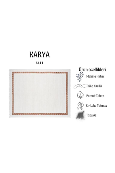 KARYA YUMUŞAK YÜZEY ÖZEL AKRİLİK HALI KAR 6411