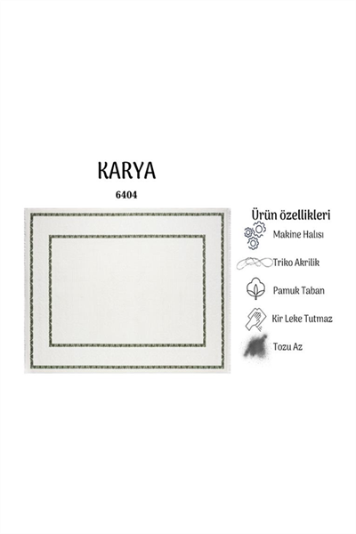 KARYA YUMUŞAK YÜZEY ÖZEL AKRİLİK HALI KAR 6404