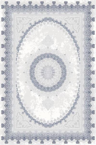 PERA MAVİ KADİFEMSİ YÜZEY POLYESTER HALI 27388 MAVİ E