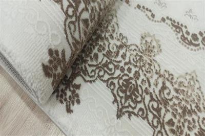 PERA VİZON KADİFEMSİ YÜZEY POLYESTER HALI 27388 VİZON E