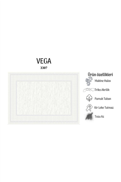 VEGA YUMUŞAK YÜZEY ÖZEL AKRİLİK HALI VEG 3307