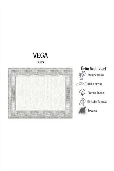 VEGA YUMUŞAK YÜZEY ÖZEL AKRİLİK HALI VEG 3305