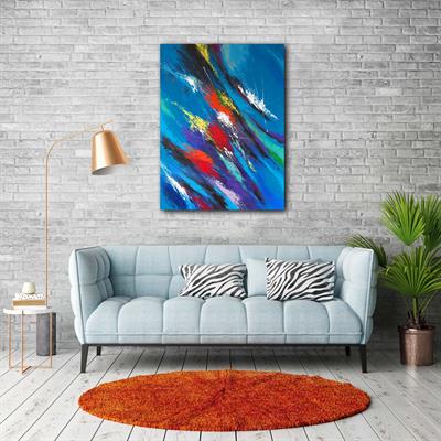 Akrilik Tablo Soyut Abstract 50x70