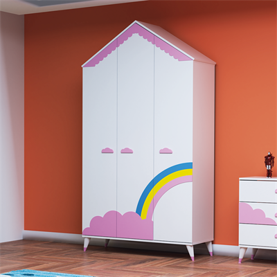 Alvin 3 Kapaklı Gardırop