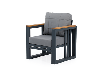 Dicle Alüminyum Bahçe Mobilyası Tekli Koltuk