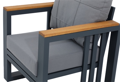 Dicle Alüminyum Bahçe Mobilyası Tekli Koltuk