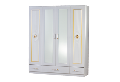 Gold 4 Kapaklı Gardırop