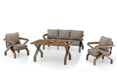 Haliç Alüminyum Bahçe Mobilya Takımı