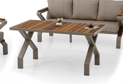 Haliç Alüminyum Bahçe Mobilyası Orta Sehpa