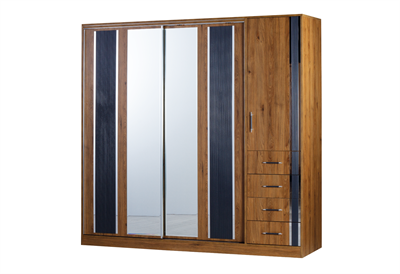 Pırlanta 5 Kapaklı Gardırop