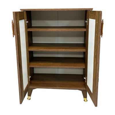 Sevcan Çok amaçlı 2li Dolap Desenli Ahşap