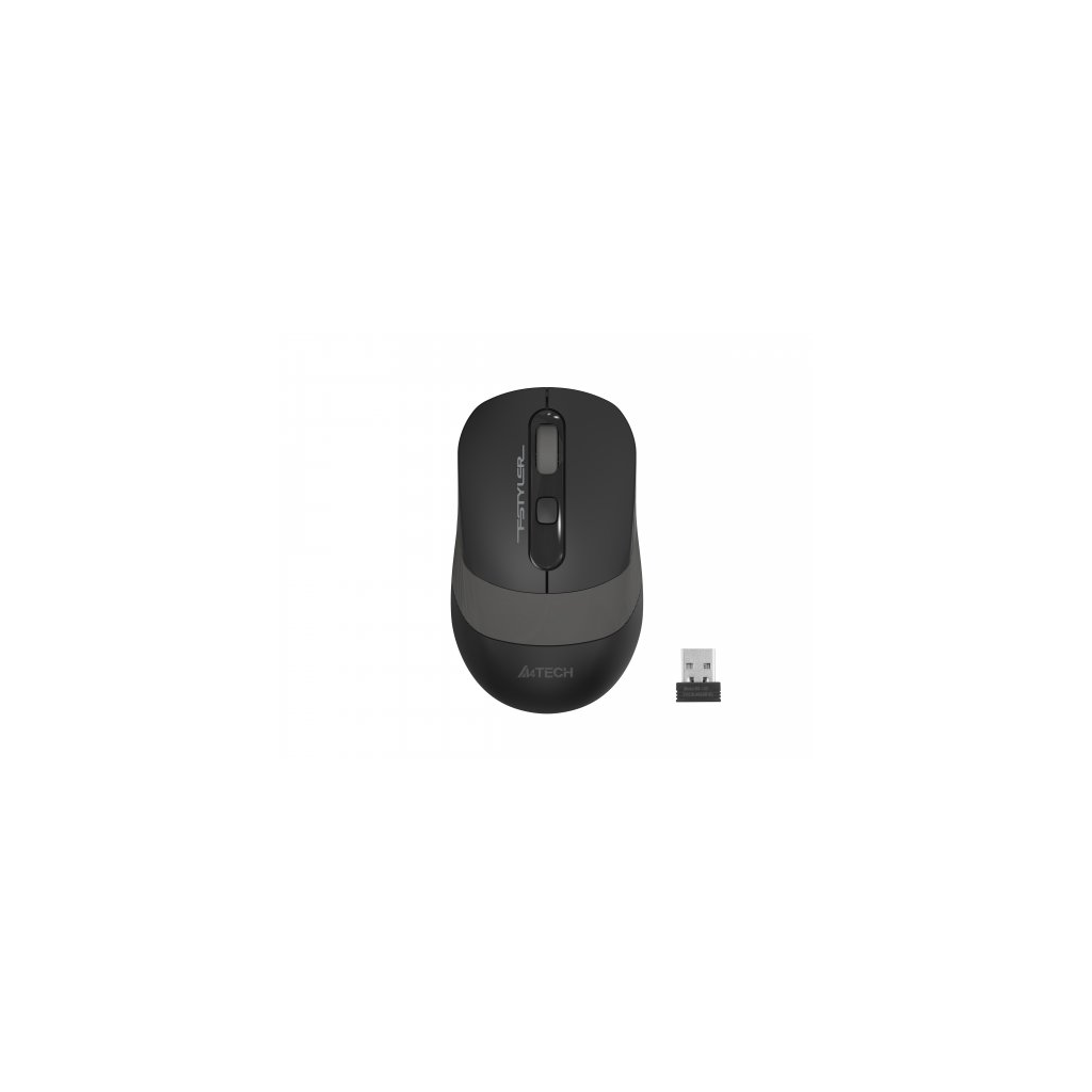A4 TECH FG10S, Grey, SILENT, FSTYLER, 2,4Ghz Kablosuz, Optik Mouse, 10-15Metre, 4 Buton, Nano Alıcı