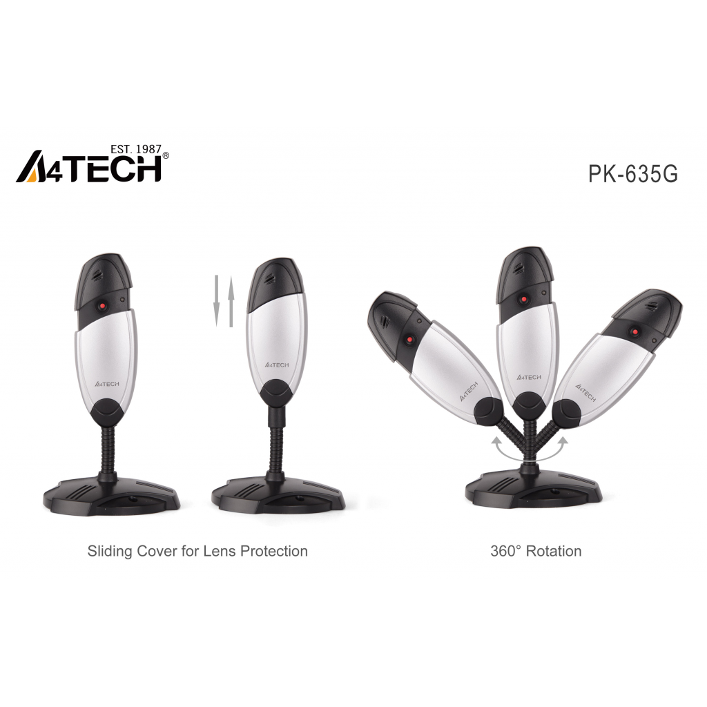 A4 TECH PK-635G 480P Dahili Mikrofonlu USB WEBCAM