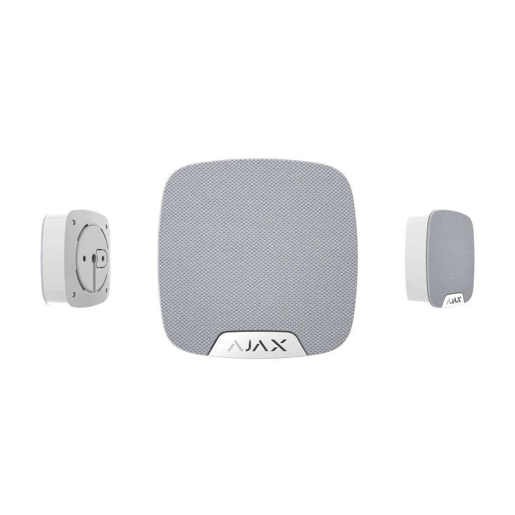 AJAX  HomeSiren, Kablosuz, Dahili Siren, BEYAZ
