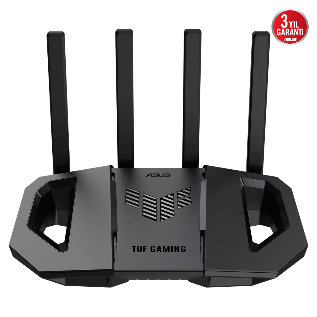 ASUS TUF-BE3600, BE3600, 4 Port, 3600Mbps, Dual Band, WİFİ 7, AiMesh, AiProtection Pro, GAMING Extendable Router