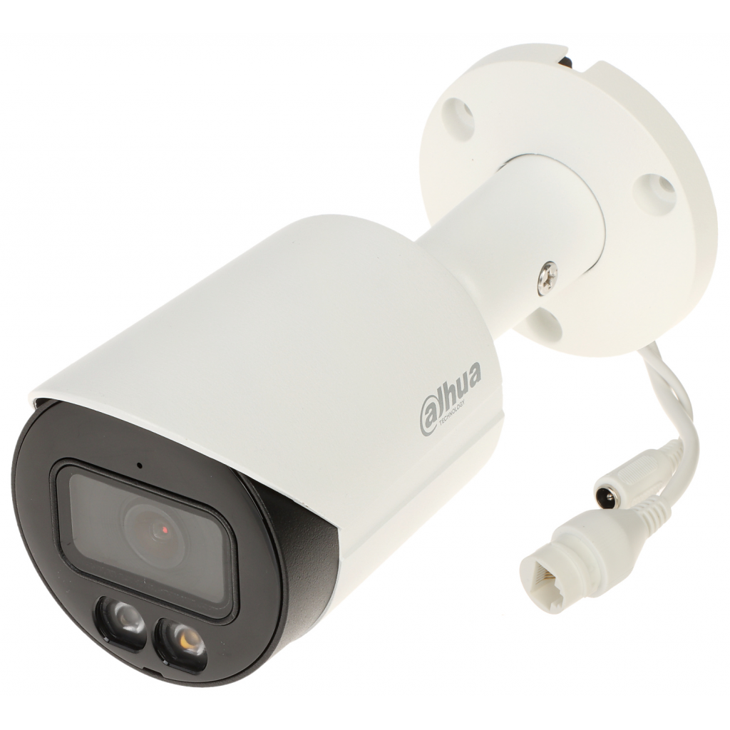 DAHUA  IPC-HFW2449S-S-IL, 4Mpix, Wizsense, Dual  Smart Light, 3,6mm Lens, H265+, 30Mt Gece Görüşü, IP67, Dahili Mikrofon, PoE Bullet IP Kamera