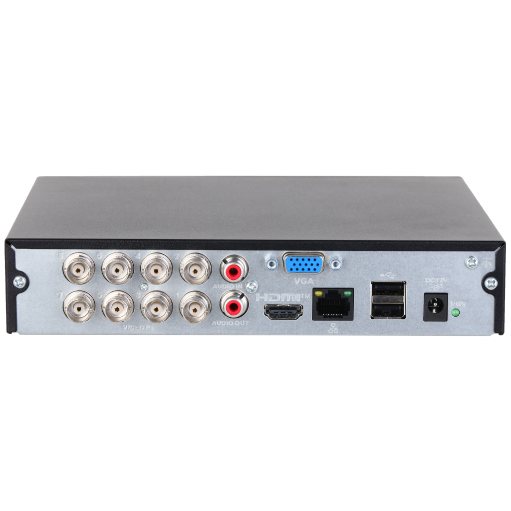 DAHUA XVR1B08-I/T, 8Kanal, 2Mpix, H265+, 1 HDD Desteği, 5in1 DVR Cihazı