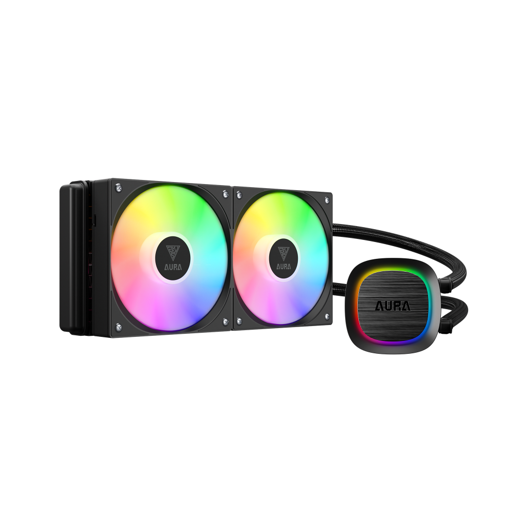 GAMDIAS AURA GL240 V2, 240mm, RGB, 2 Fanlı, CPU Sıvı Soğutma