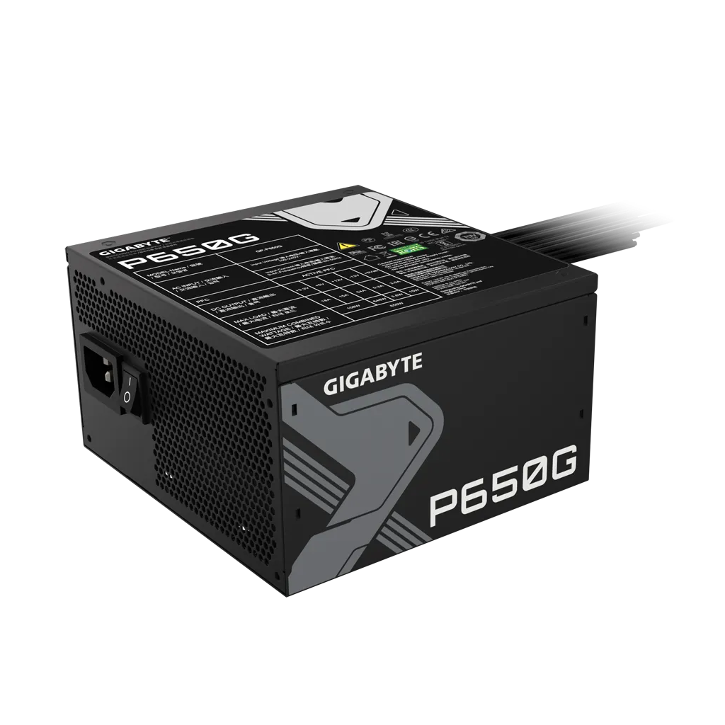 GIGABYTE GP-P650G, 650W, 80+ GOLD, GAMING Power Supply