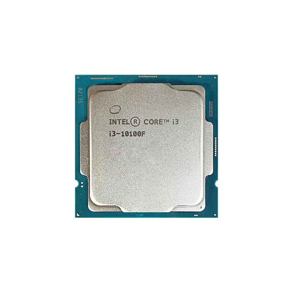 INTEL i3-10100F 4 Core, 3.60Ghz, 6Mb, 65W,  LGA1200,10.Nesil, Tray, (Dahili Grafik YOK, Fan YOK)