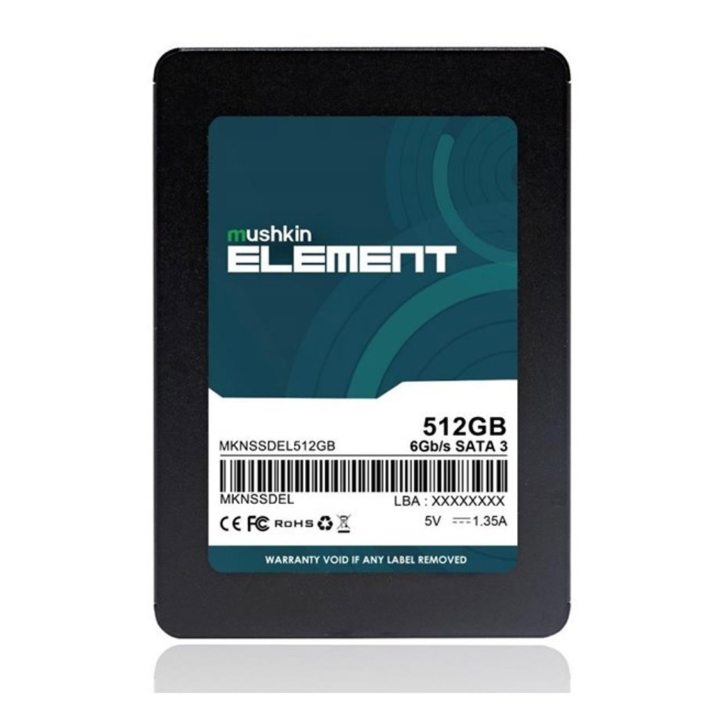 Mushkin ELEMENT, 512GB, 500-450Mb/s, 2.5