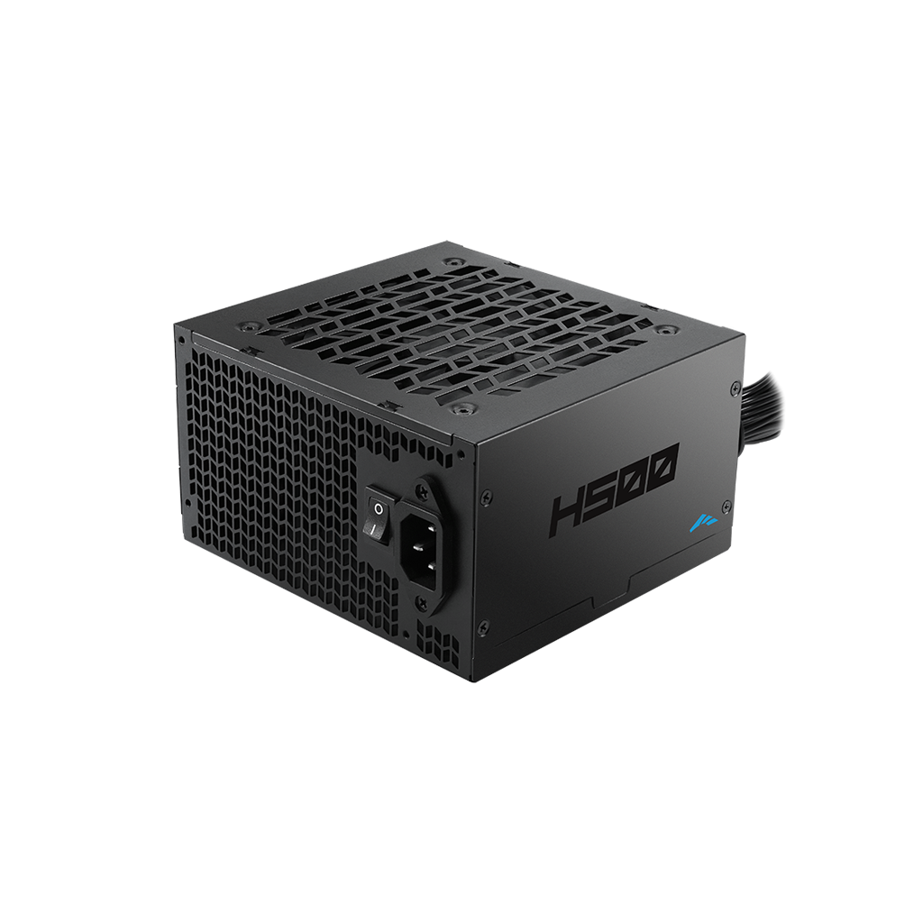 SAMA H500, 500W, Black, 80 Plus, Aktif PFC, Siyah, GAMING, ATX, Power Supply (PSU)