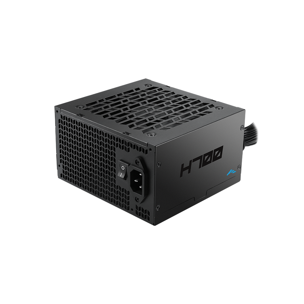 SAMA H700, 700W, Black, 80 Plus, Aktif PFC, Siyah, GAMING, ATX, Power Supply (PSU)