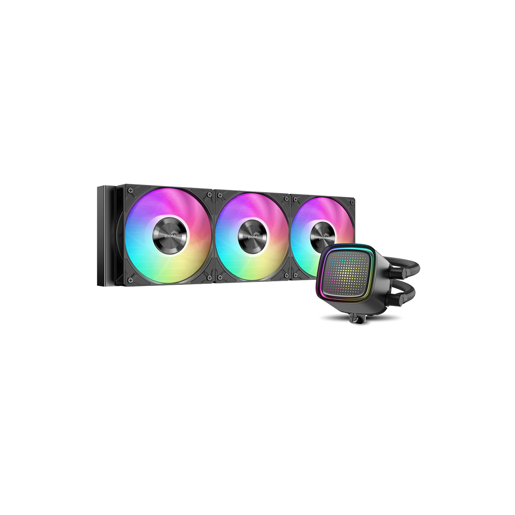 SAMA L50-360BK, Black, 360mm, 3x120mm ARGB Fan, CPU Sıvı Soğutma