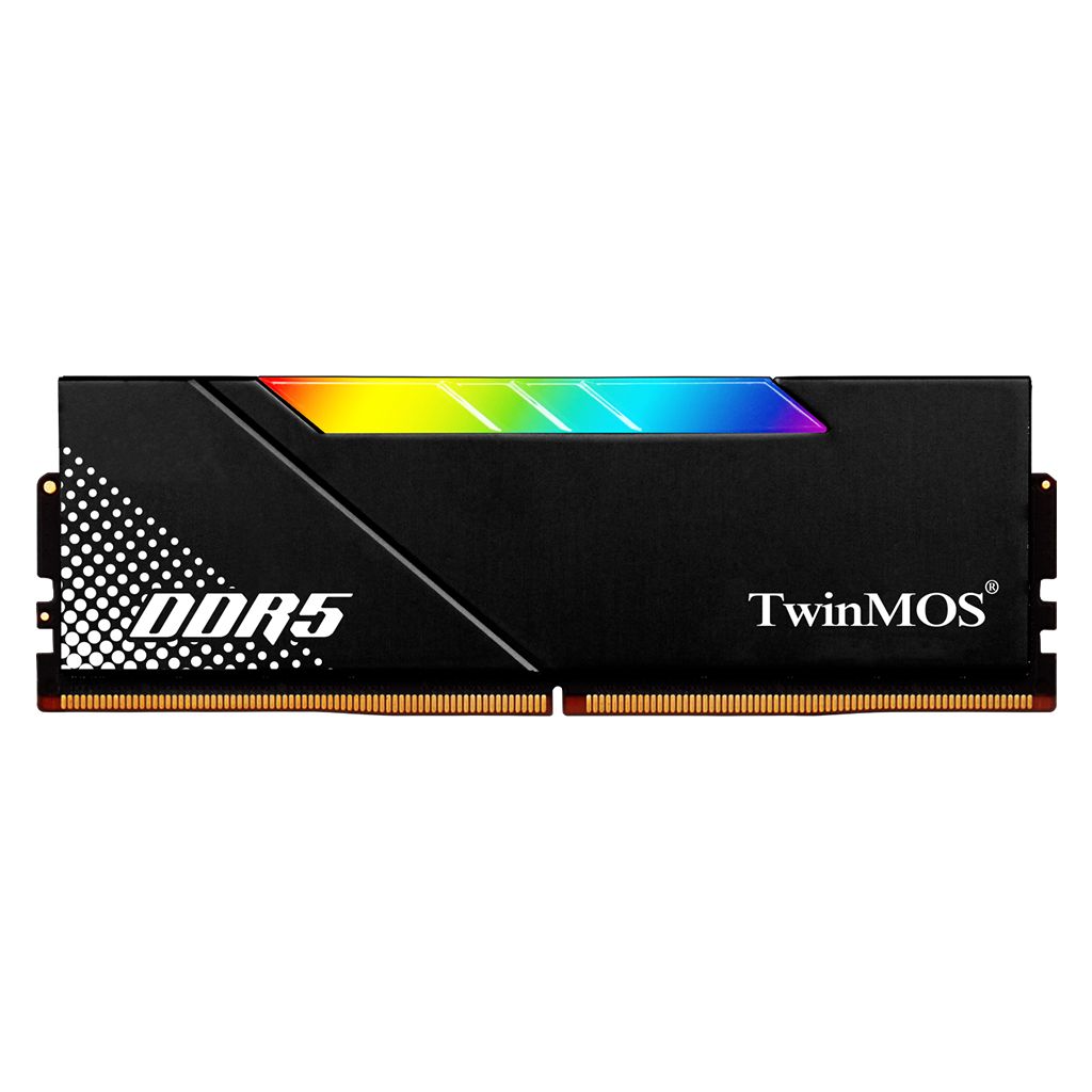 TwinMOS TMD516GB6000URGB36B, VoltX, 16GB,  DDR5, 6000MHz, CL36, 1.35V, RGB, Desktop Ram (Soğutuculu)