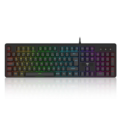 T-DAGGER T-TGK207, VALRAV, USB Kablolu, Türkçe Q, RGB Backlight, Membran Tuşlar, 104 Tuşlu, Multimedya, Gaming Klavye