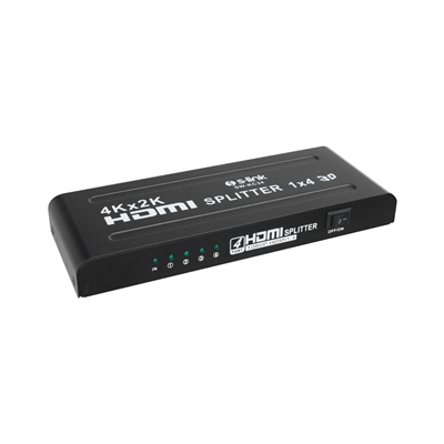 S-LINK SW-KC34, HDMI Çoklayıcı, 1Giriş, 4Çıkış, (1PC-4Monitör)