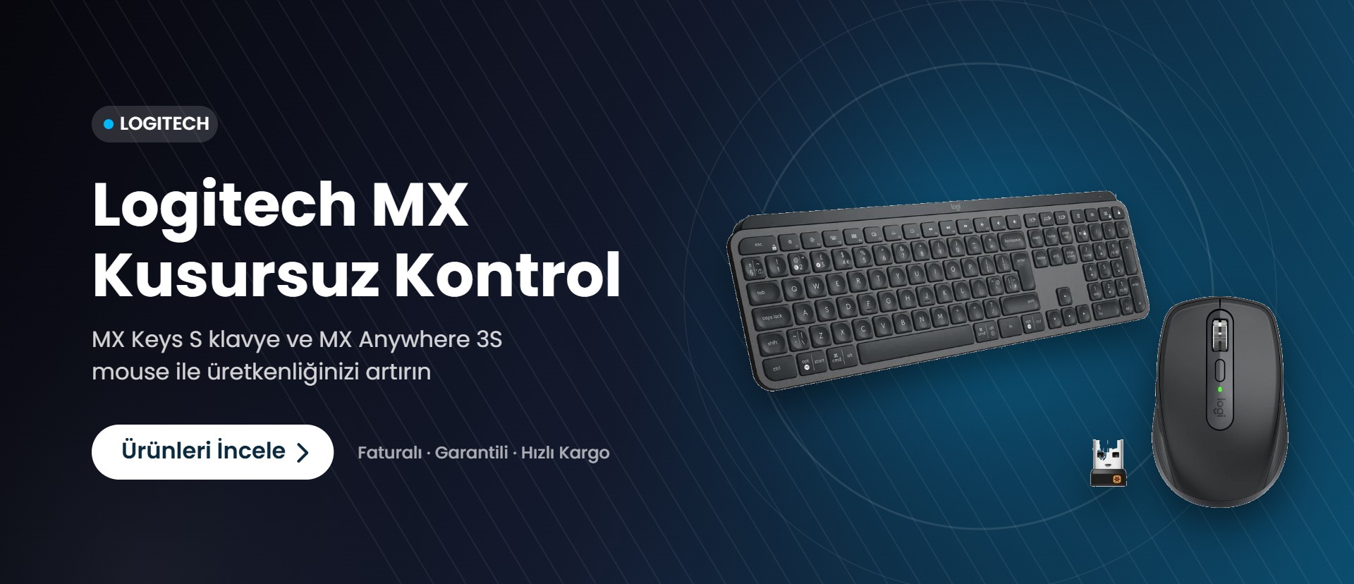 Logitech MX Klavye ve Mouse