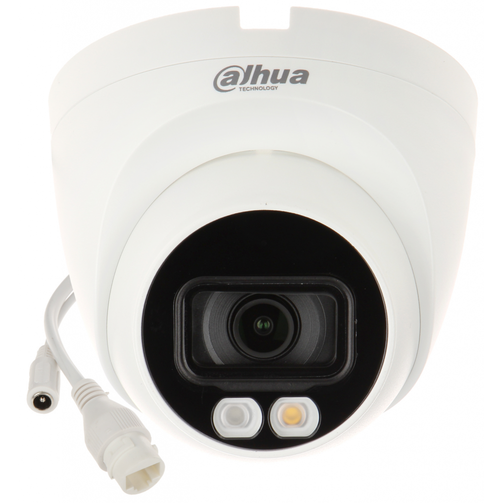 DAHUA  IPC-HDW2449T-S-IL, 4Mpix, Full Color, 2,8mm Lens, H265+, 30Mt Gece Görüşü, IP67, Dahili Mikrofon, PoE Dome IP Kamera